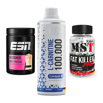Definitionsphase-Set: ESN Designer + MST L-Carnitin + MST Fat Killer – alle enthaltenen Artikel