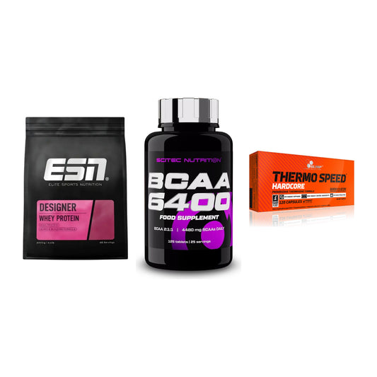 Definitionsphase-Set: ESN Designer + Scitec BCAA + Olimp Thermo – alle enthaltenen Artikel