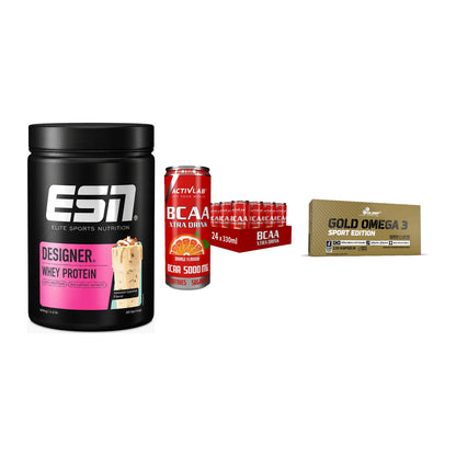Definitionsphase-Set: ESN Designer + Activlab BCAA + Olimp Omega 3 – alle enthaltenen Artikel