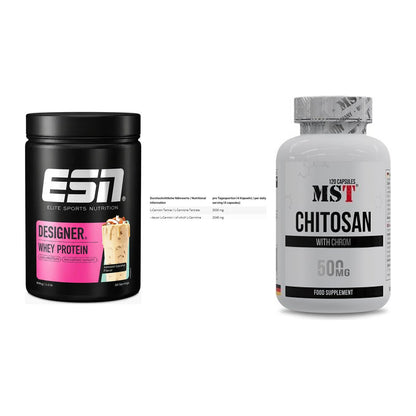 Definitionsphase-Set: ESN Designer + INLEAD L-Carni + MST Chitosan – alle enthaltenen Artikel
