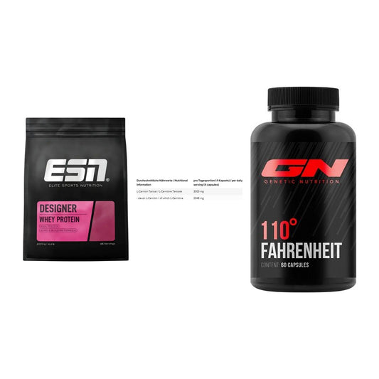 Definitionsphase-Set: ESN Designer + INLEAD L-Carni + GN 110 Fahrenh – alle enthaltenen Artikel