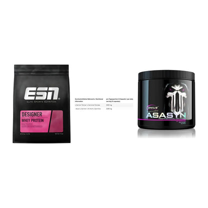 Definitionsphase-Set: ESN Designer + INLEAD L-Carni + Genius Nutriti – alle enthaltenen Artikel
