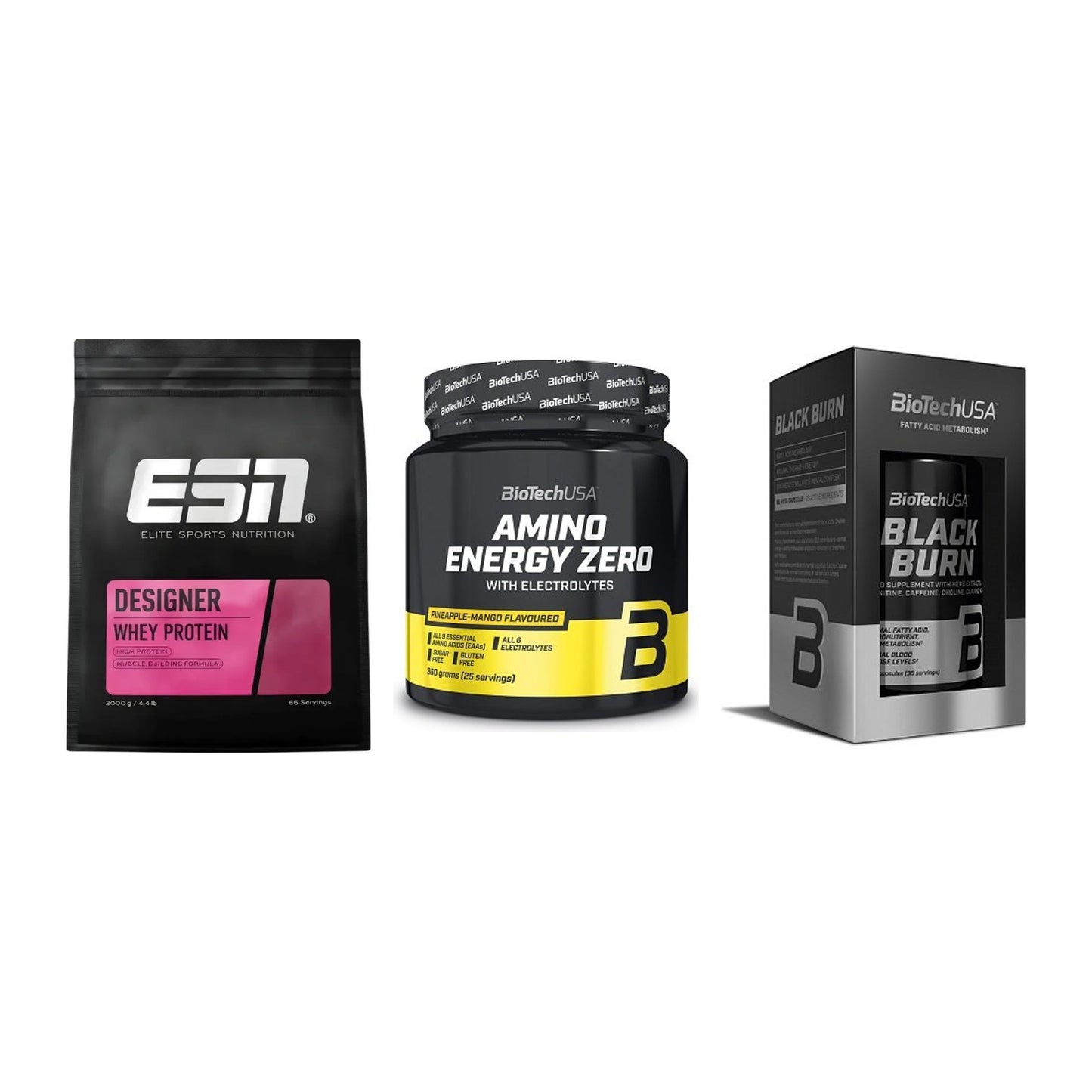 Definitionsphase-Set: ESN Designer + BioTech Amino + BioTech Black – alle enthaltenen Artikel