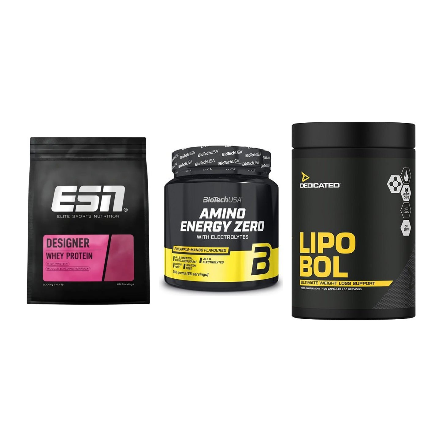 Definitionsphase-Set: ESN Designer + BioTech Amino + Dedicated – alle enthaltenen Artikel