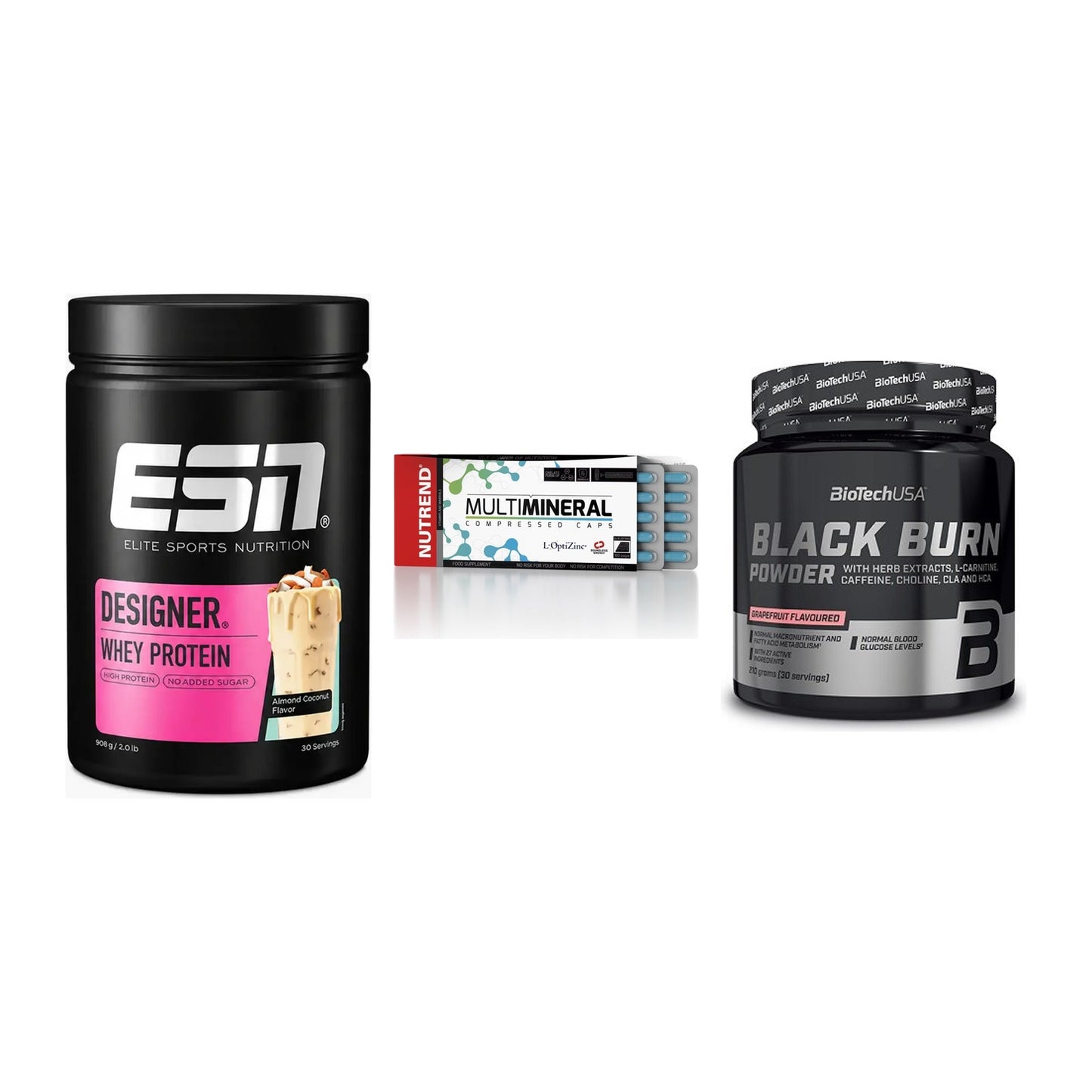 Definitionsphase-Set: ESN Designer + Nutrend Multim + BioTech Black – alle enthaltenen Artikel