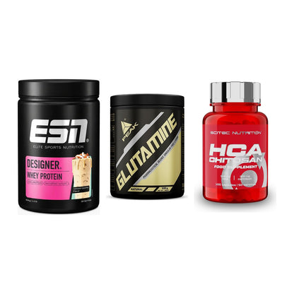 Definitionsphase-Set: ESN Designer + Peak Glutamin + Scitec HCA-Chi – alle enthaltenen Artikel