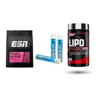 Definitionsphase-Set: ESN Designer + Body Attack + Nutrex Lipo 6