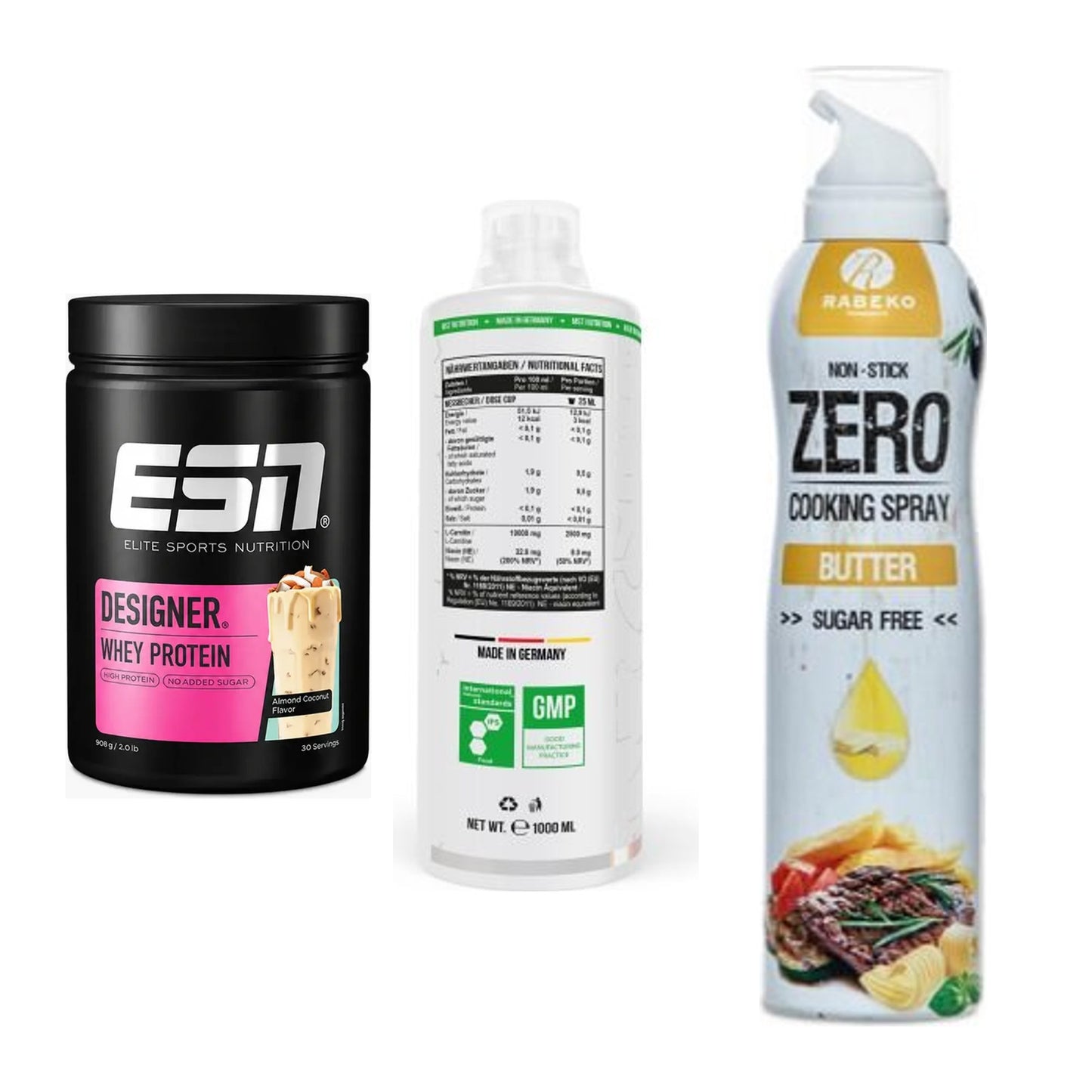 Definitionsphase-Set: ESN Designer + MST L-Carnitin + Rabeko Zero – alle enthaltenen Artikel