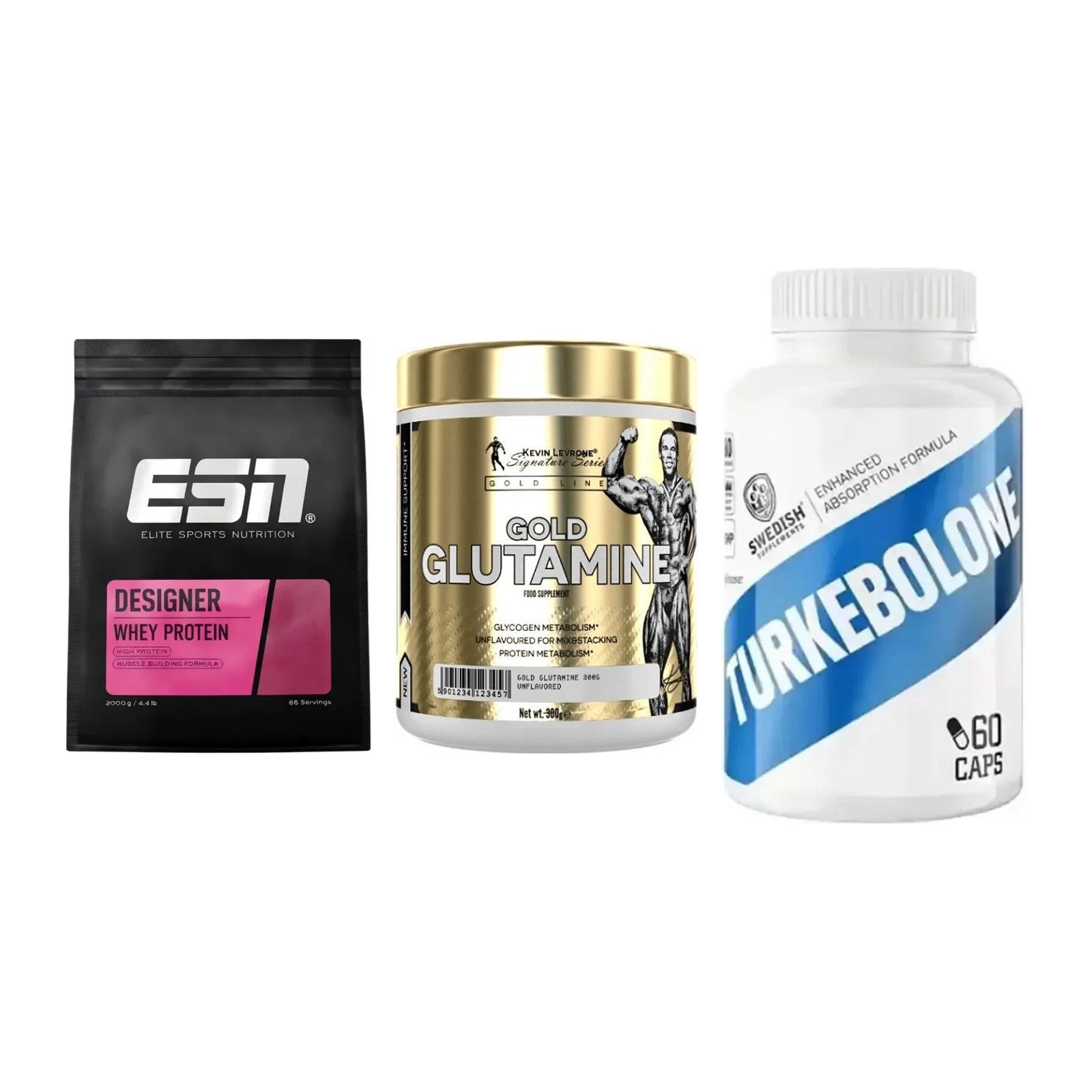 Definitionsphase-Set: ESN Designer + Kevin Levrone + Swedish Supple – alle enthaltenen Artikel