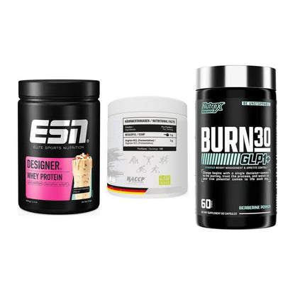 Definitionsphase-Set: ESN Designer + MST Arginine + Nutrex Burn 30 – alle enthaltenen Artikel