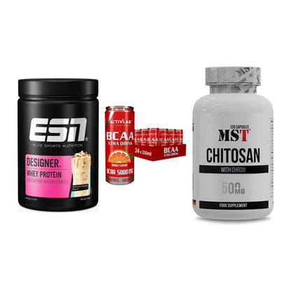 Definitionsphase-Set: ESN Designer + Activlab BCAA + MST Chitosan – alle enthaltenen Artikel