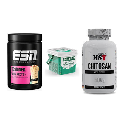 Definitionsphase-Set: ESN Designer + INLEAD L-Gluta + MST Chitosan – alle enthaltenen Artikel