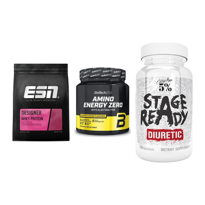 Definitionsphase-Set: ESN Designer + BioTech Amino + 5% Nutrition – alle enthaltenen Artikel