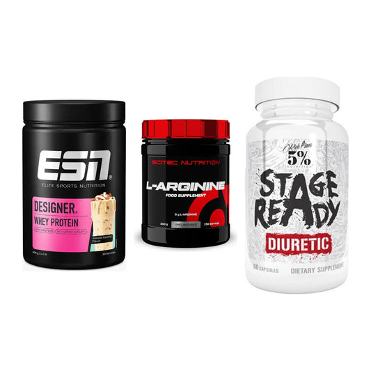 Definitionsphase-Set: ESN Designer + Scitec Arginin + 5% Nutrition – alle enthaltenen Artikel