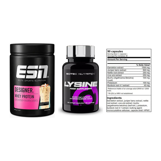 Definitionsphase-Set: ESN Designer + Scitec Lysine + GN Shred Cuts – alle enthaltenen Artikel