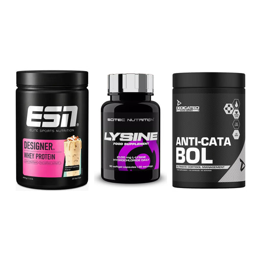Definitionsphase-Set: ESN Designer + Scitec Lysine + Dedicated – alle enthaltenen Artikel
