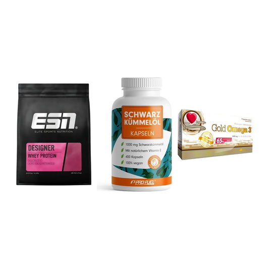 Definitionsphase-Set: ESN Designer + ProFuel Schwar + Olimp Omega 3 – alle enthaltenen Artikel