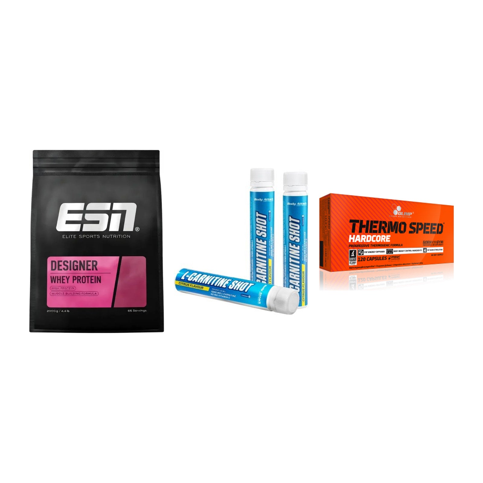 Definitionsphase-Set: ESN Designer + Body Attack + Olimp Thermo – alle enthaltenen Artikel