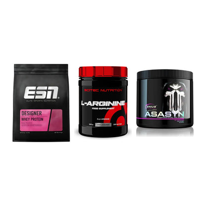 Definitionsphase-Set: ESN Designer + Scitec Arginin + Genius Nutriti – alle enthaltenen Artikel