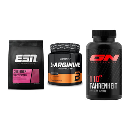 Definitionsphase-Set: ESN Designer + BioTech L-Argi + GN 110 Fahrenh – alle enthaltenen Artikel