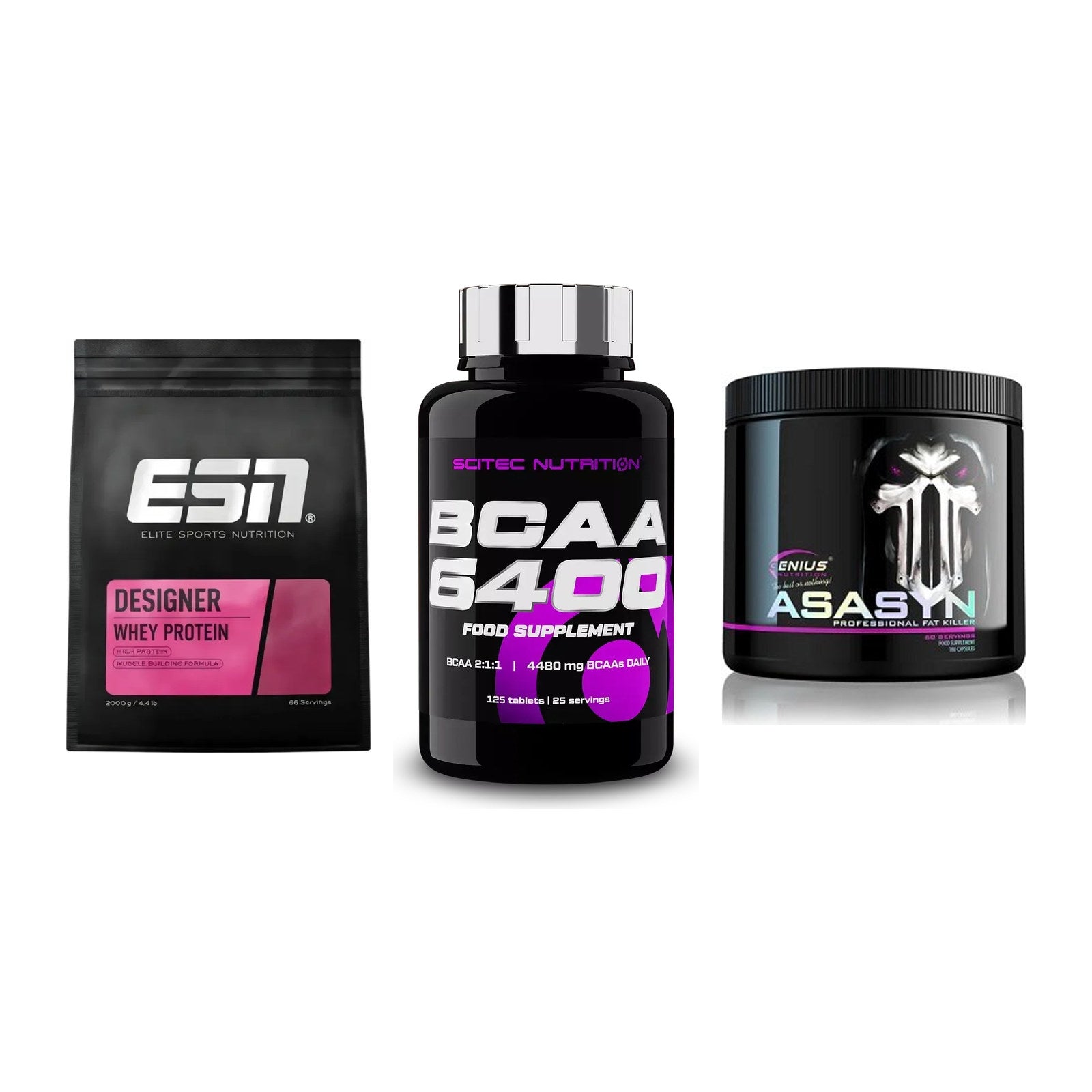 Definitionsphase-Set: ESN Designer + Scitec BCAA + Genius Nutriti – alle enthaltenen Artikel
