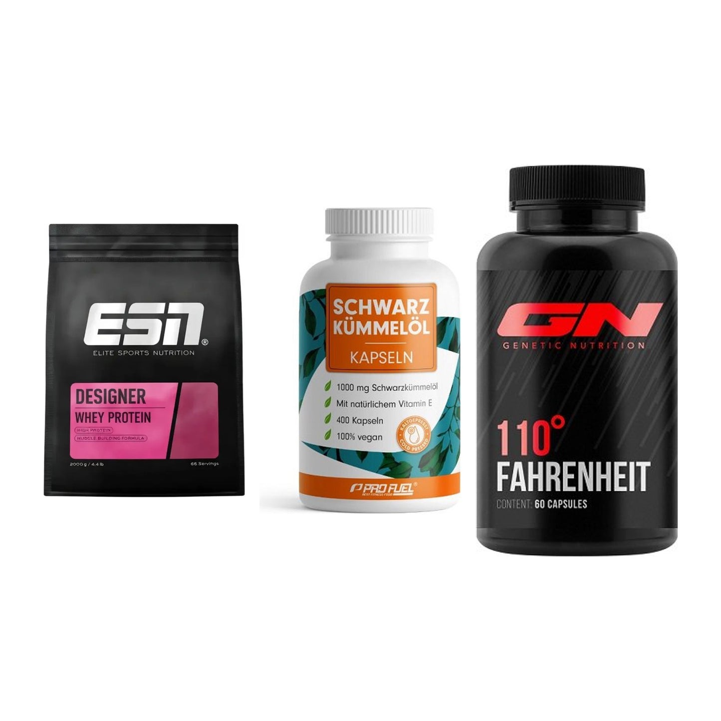 Definitionsphase-Set: ESN Designer + ProFuel Schwar + GN 110 Fahrenh – alle enthaltenen Artikel