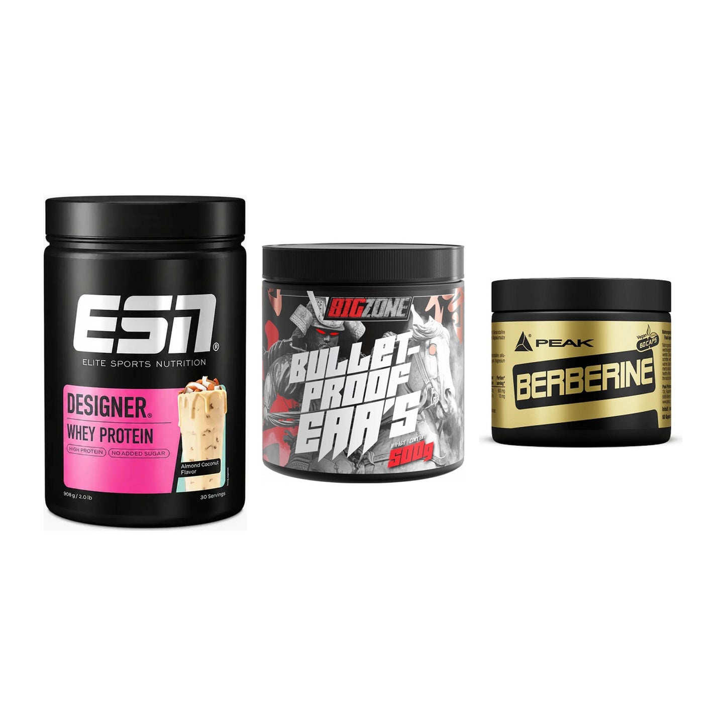 Definitionsphase-Set: ESN Designer + Big Zone + Peak Berberine – alle enthaltenen Artikel