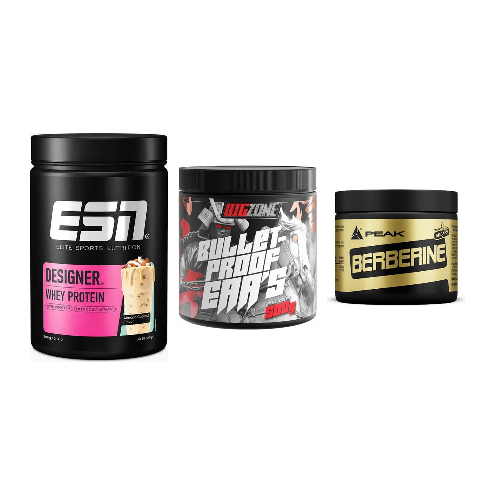 Definitionsphase-Set: ESN Designer + Big Zone + Peak Berberine – alle enthaltenen Artikel