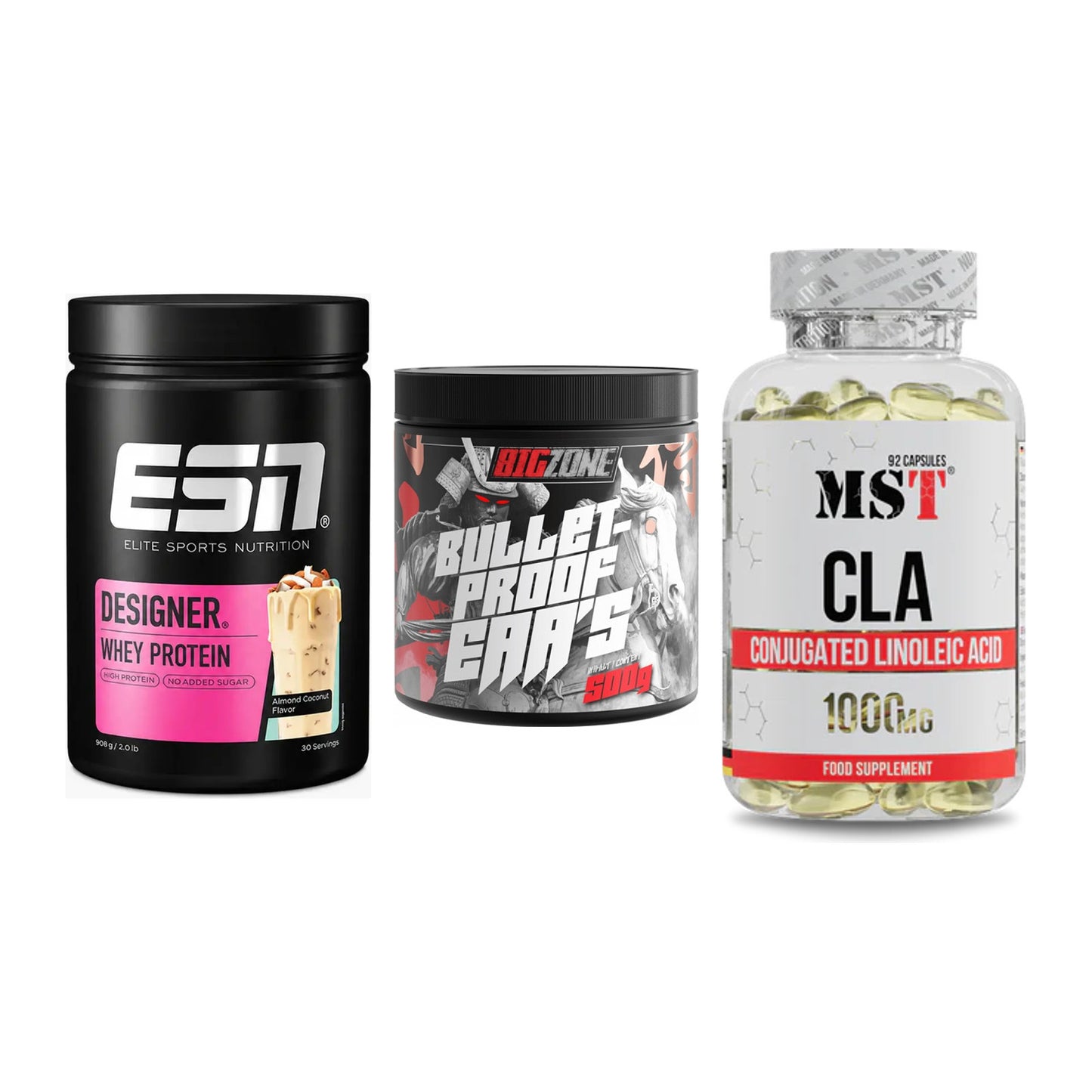 Definitionsphase-Set: ESN Designer + Big Zone + MST CLA 1000mg – alle enthaltenen Artikel