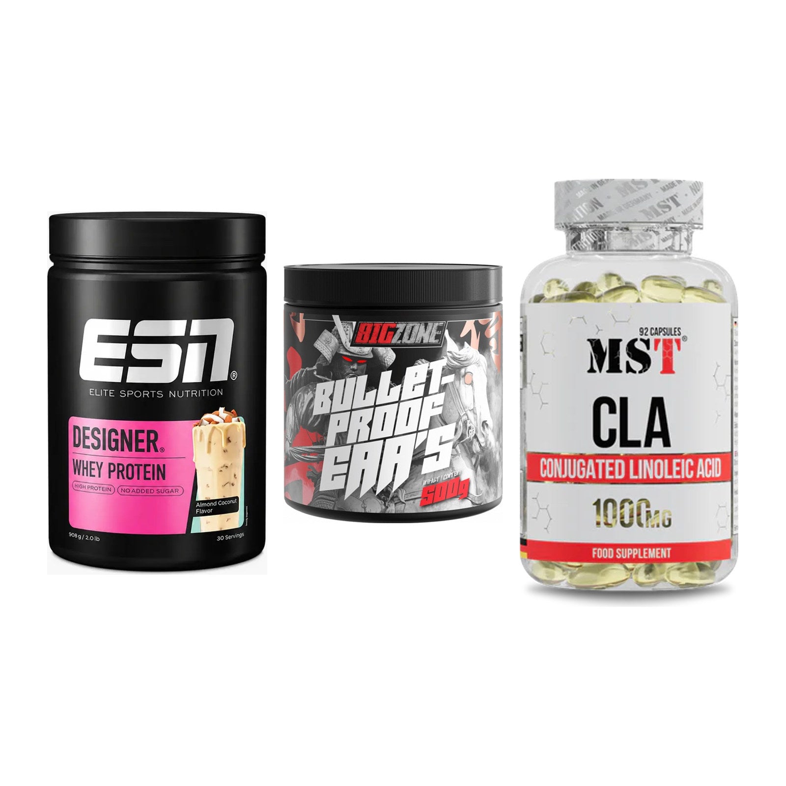 Definitionsphase-Set: ESN Designer + Big Zone + MST CLA 1000mg – alle enthaltenen Artikel