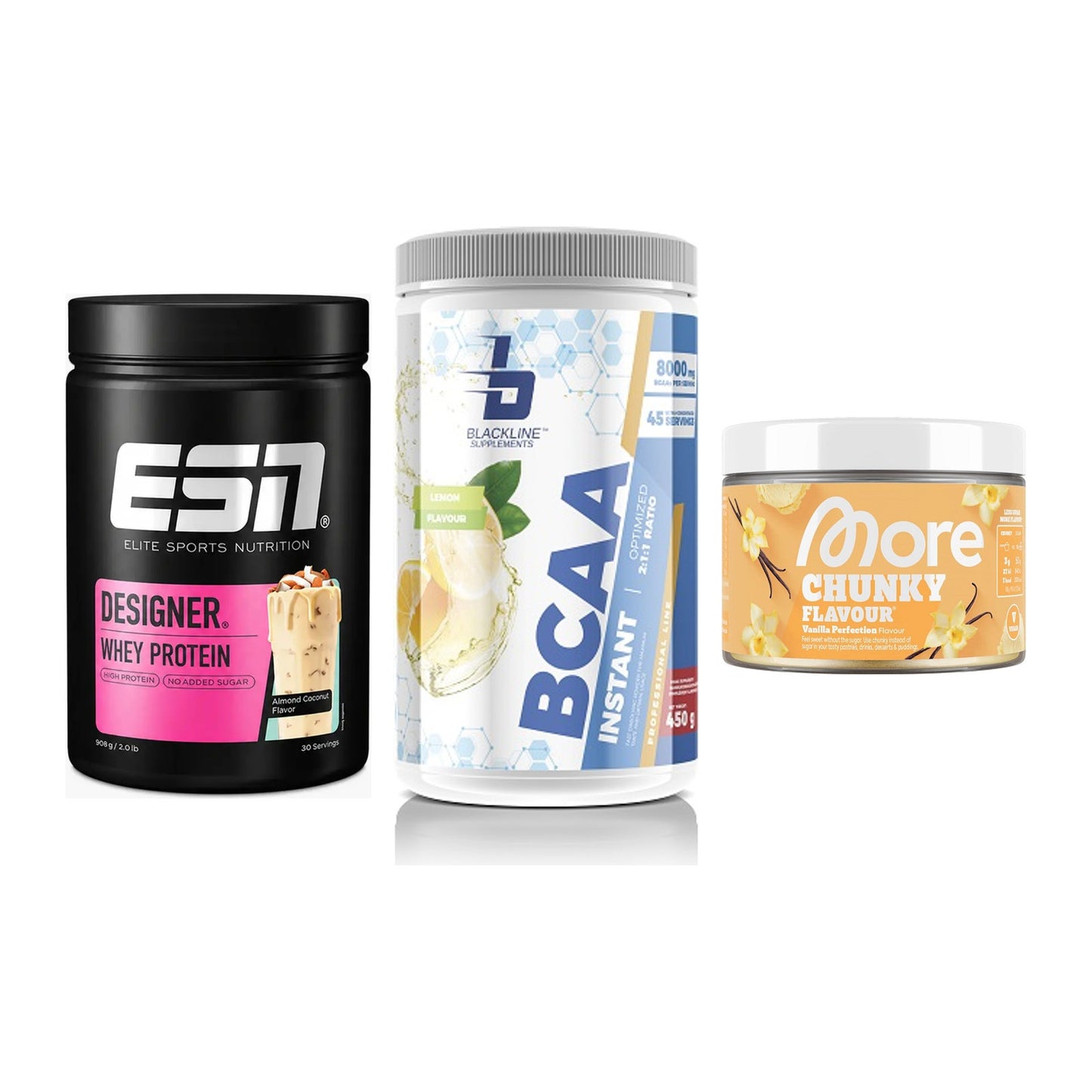 Definitionsphase-Set: ESN Designer + Blackline + More Nutrition – alle enthaltenen Artikel