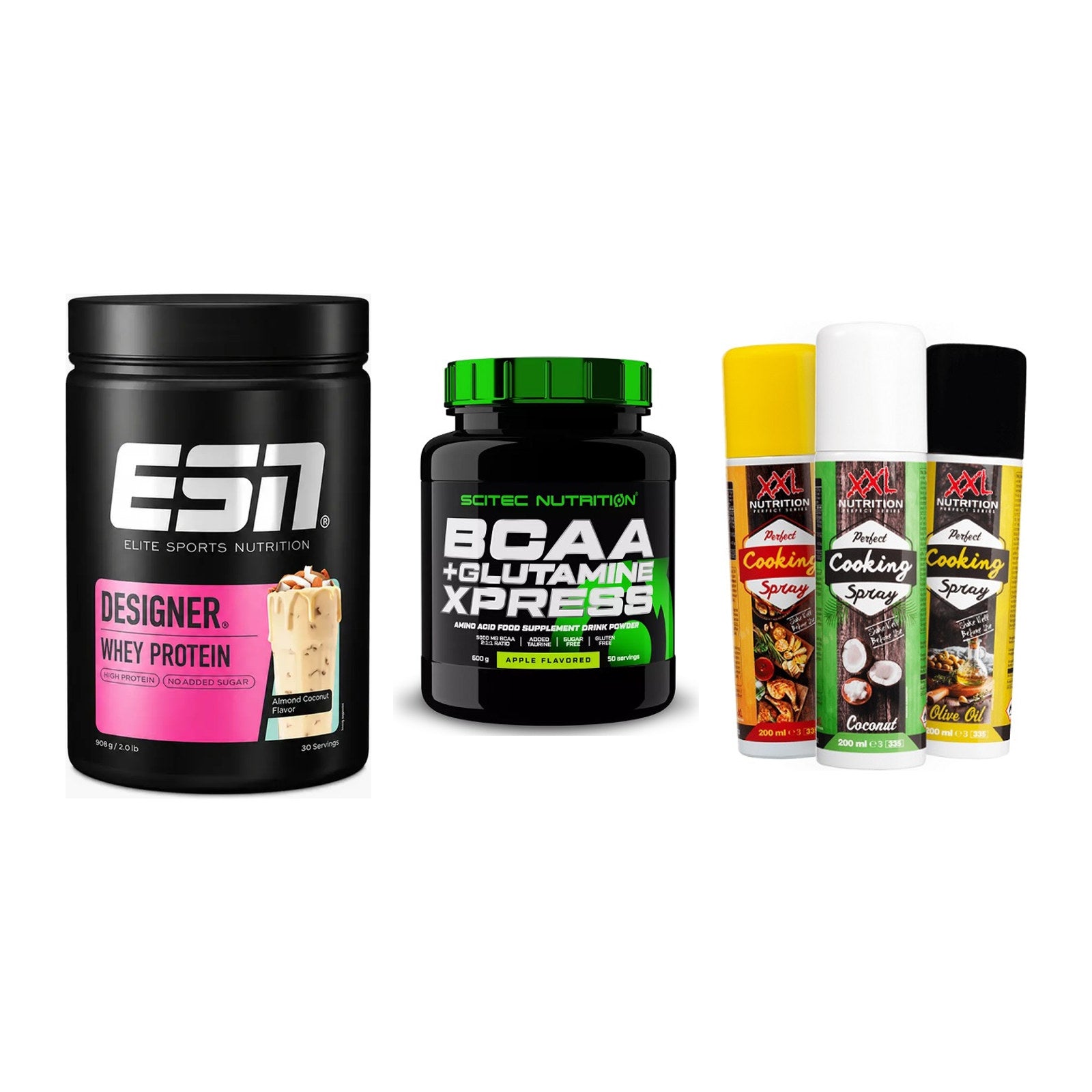 Definitionsphase-Set: ESN Designer + Scitec BCAA + XXL Nutrition – alle enthaltenen Artikel