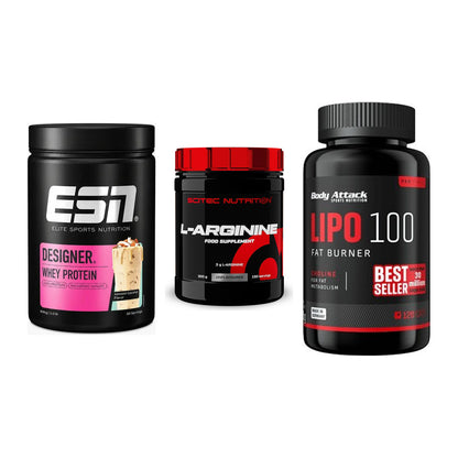 Definitionsphase-Set: ESN Designer + Scitec Arginin + Body Attack – alle enthaltenen Artikel