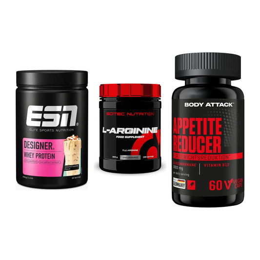 Definitionsphase-Set: ESN Designer + Scitec Arginin + Body Attack – alle enthaltenen Artikel
