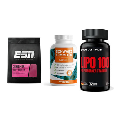 Definitionsphase-Set: ESN Designer + ProFuel Schwar + Body Attack – alle enthaltenen Artikel