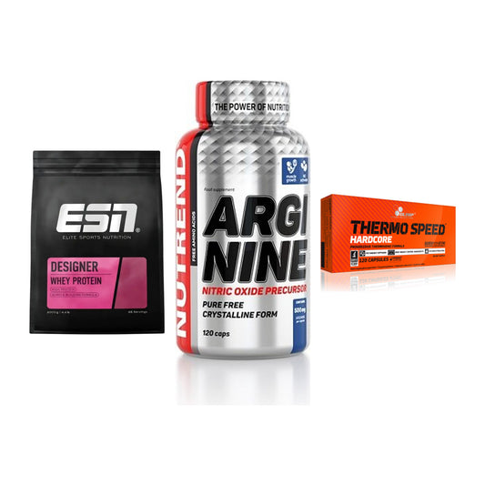 Definitionsphase-Set: ESN Designer + Nutrend Argini + Olimp Thermo – alle enthaltenen Artikel