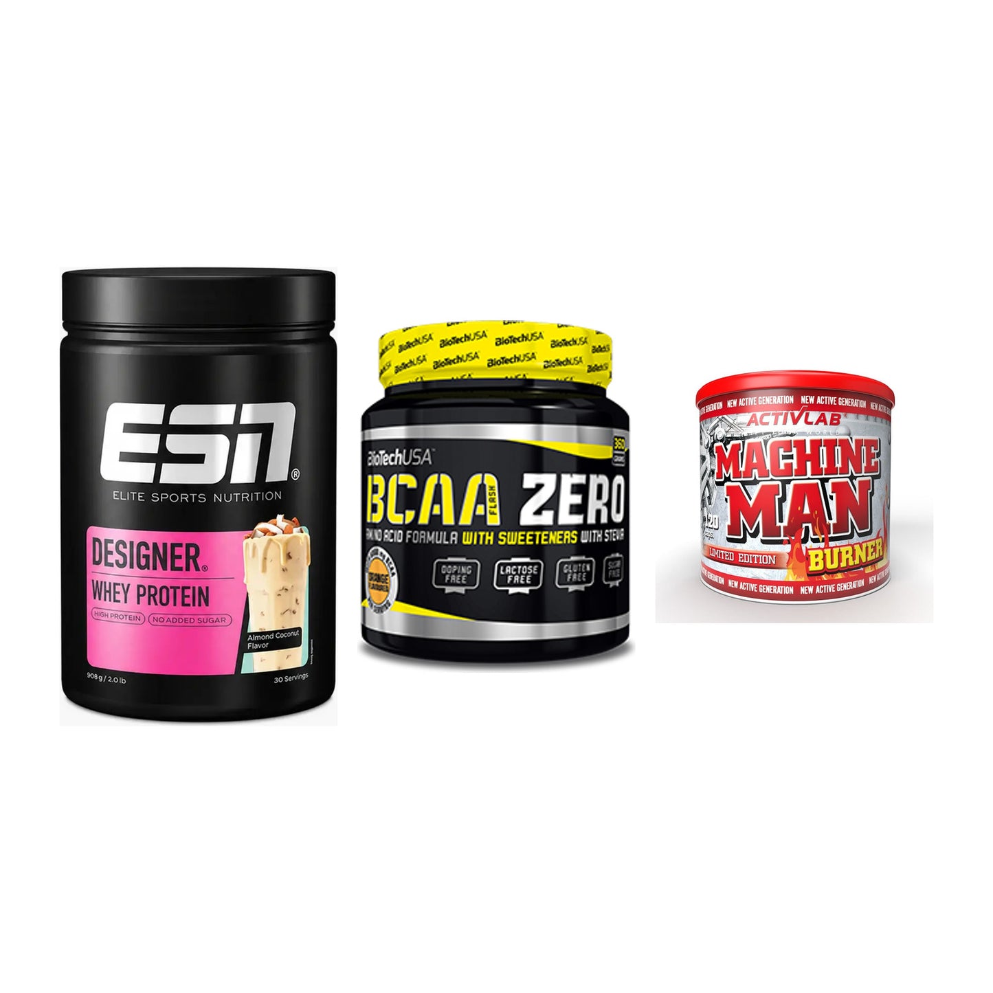 Definitionsphase-Set: ESN Designer + BioTech BCAA + Activlab – alle enthaltenen Artikel