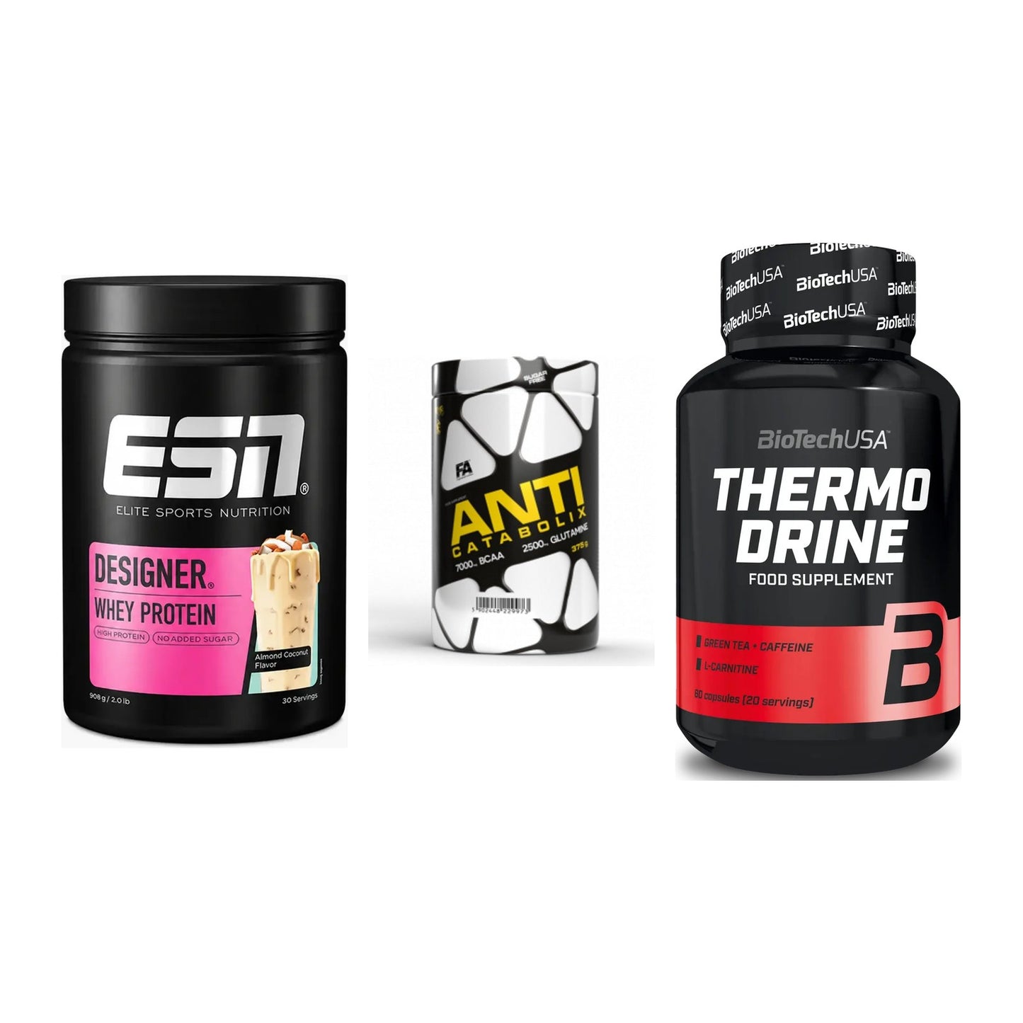 Definitionsphase-Set: ESN Designer + FA Nutrition + BioTech Thermo – alle enthaltenen Artikel