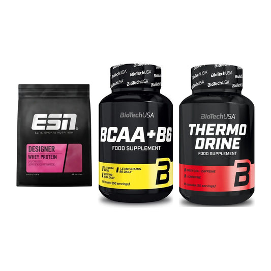 Definitionsphase-Set: ESN Designer + BioTech BCAA+B + BioTech Thermo – alle enthaltenen Artikel