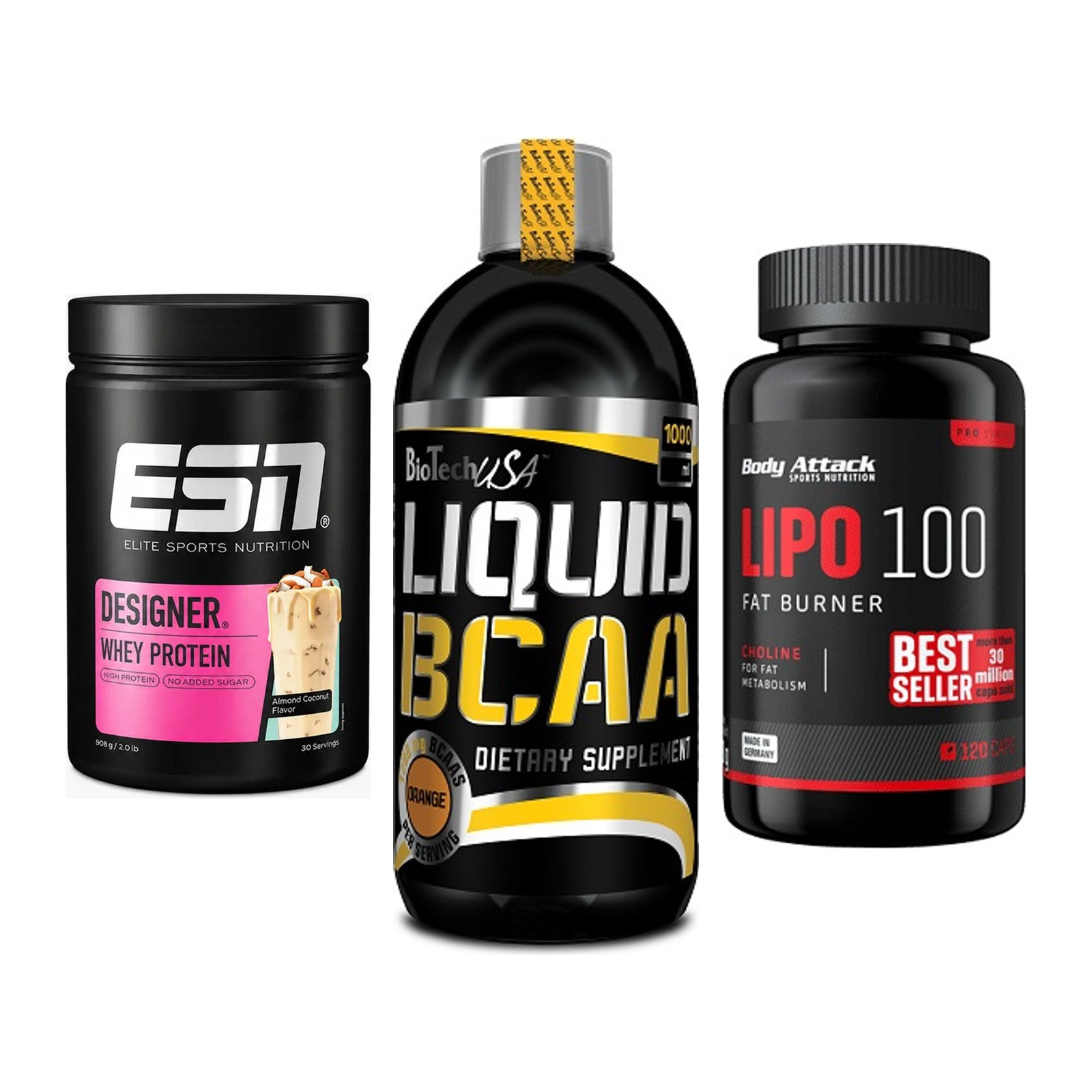Definitionsphase-Set: ESN Designer + BioTech Liquid + Body Attack – alle enthaltenen Artikel