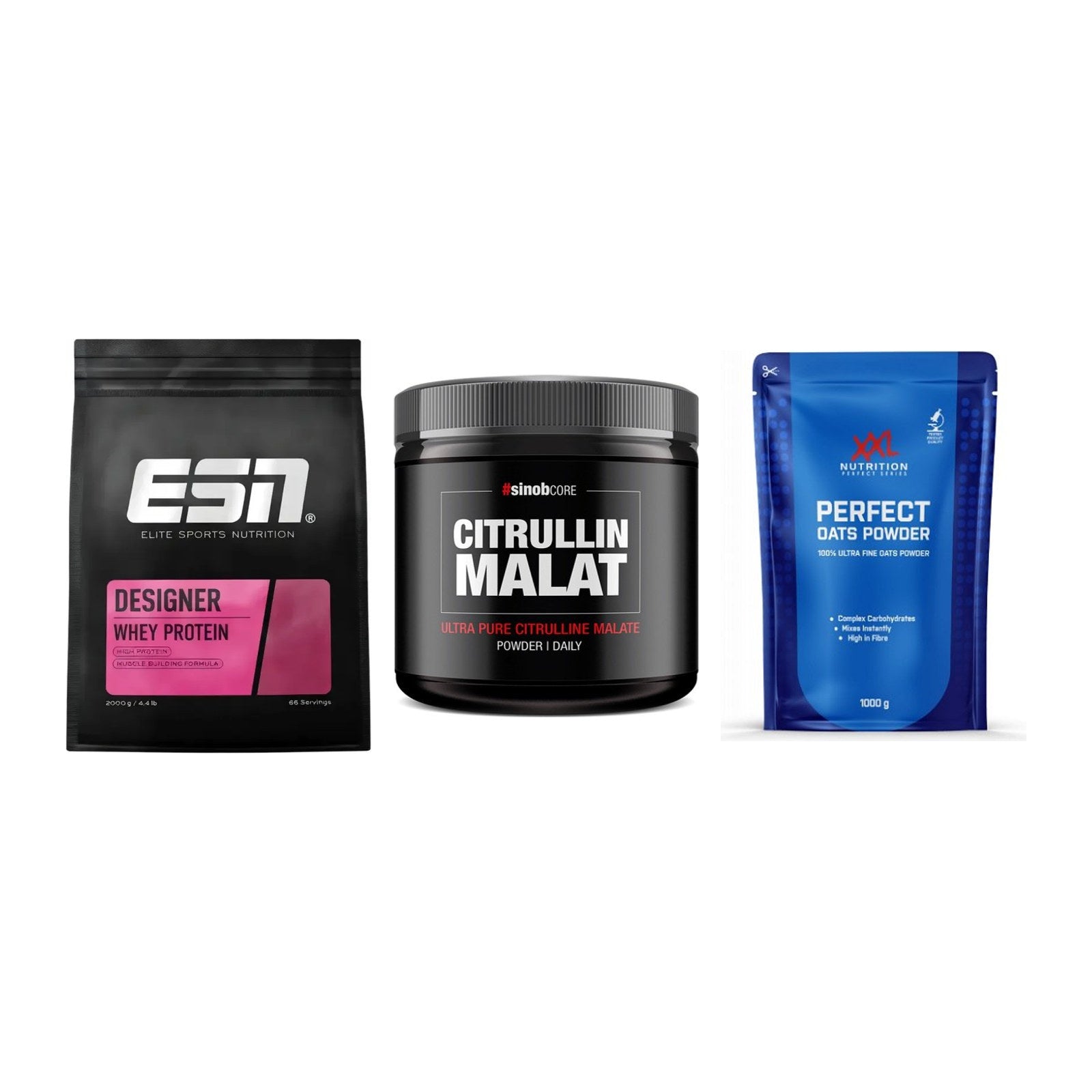Definitionsphase-Set: ESN Designer + Sinob Core + XXL Nutrition – alle enthaltenen Artikel