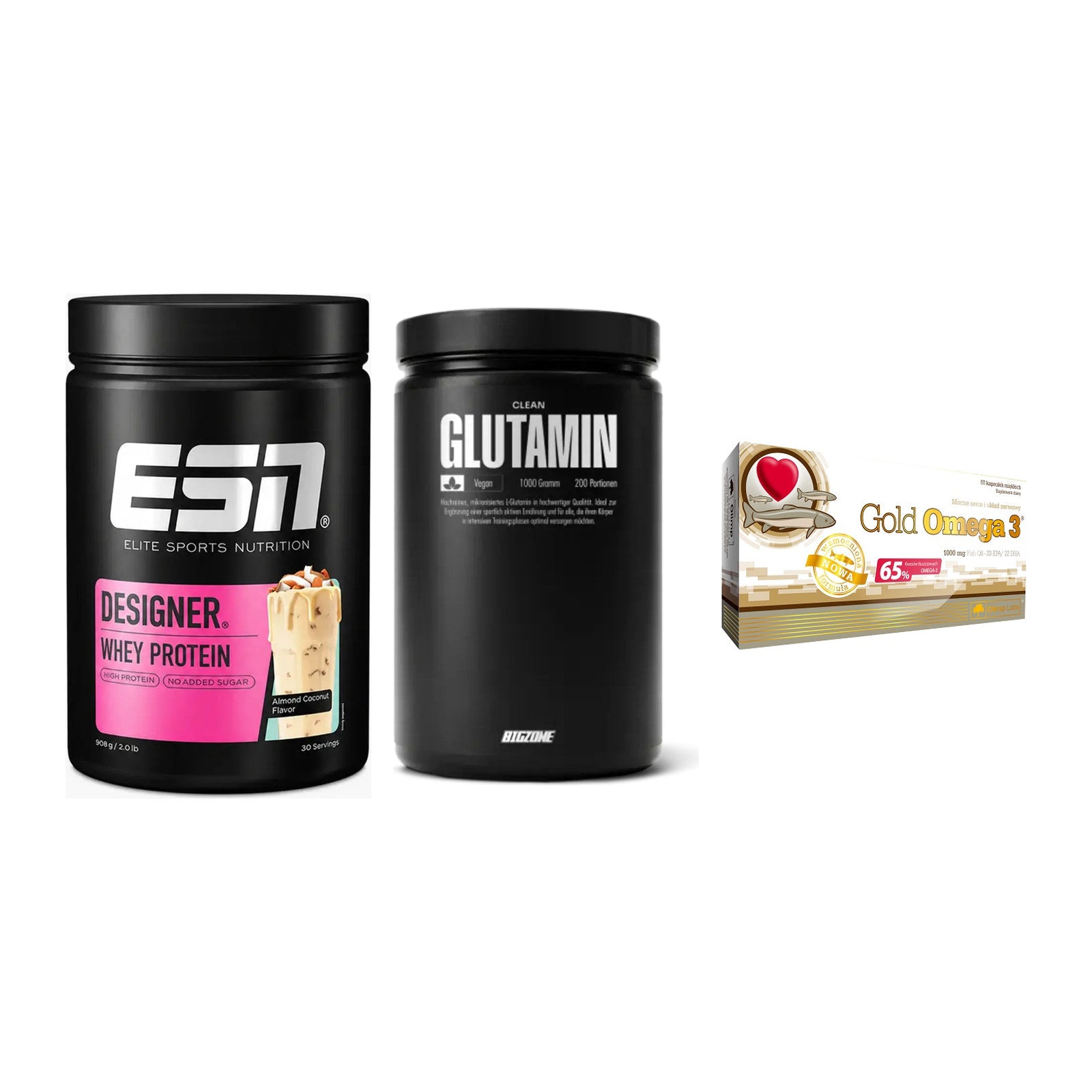 Definitionsphase-Set: ESN Designer + Big Zone + Olimp Omega 3 – alle enthaltenen Artikel