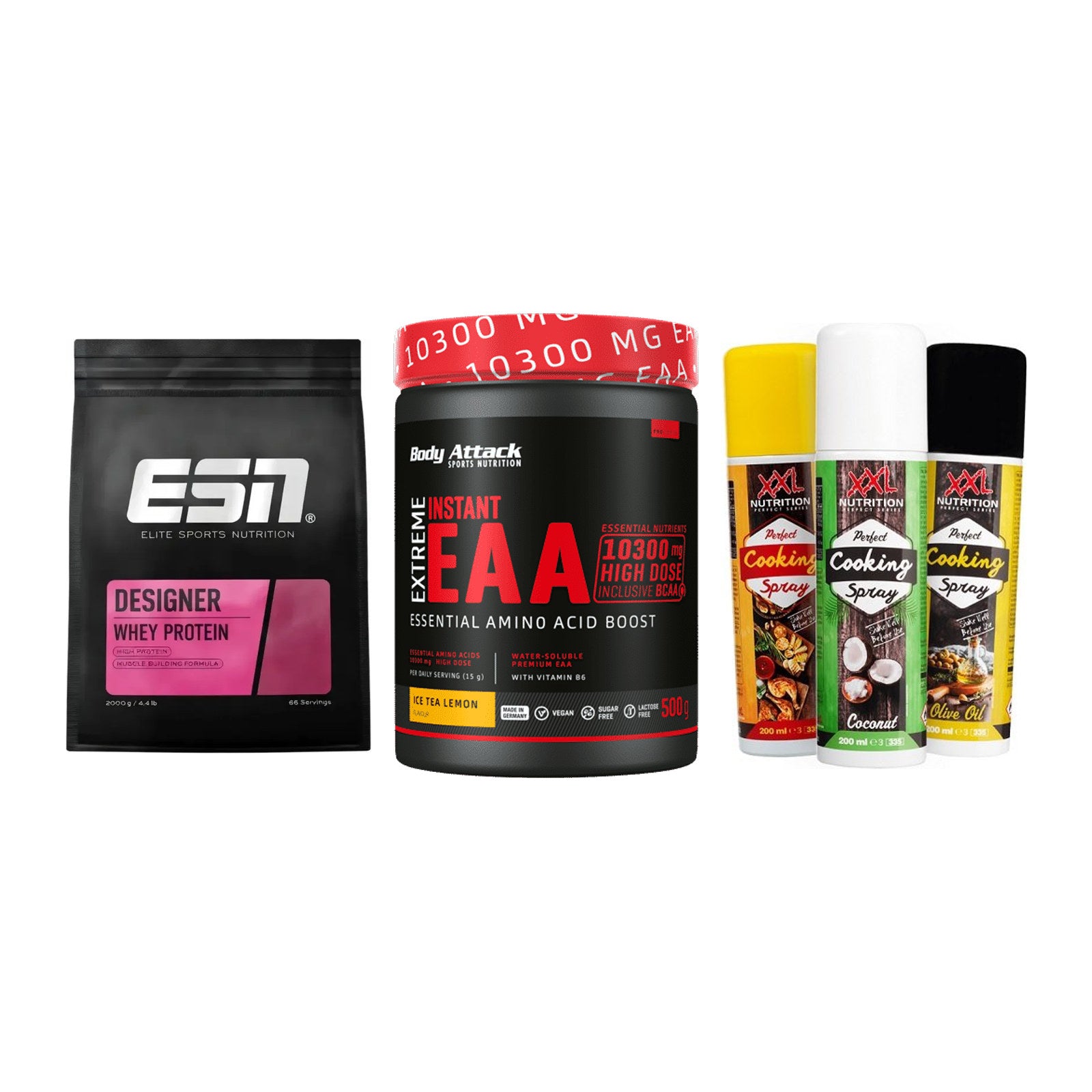Definitionsphase-Set: ESN Designer + Body Attack + XXL Nutrition – alle enthaltenen Artikel