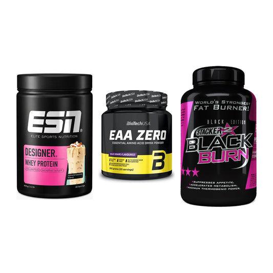 Definitionsphase-Set: ESN Designer + BioTech EAA + Stacker2 Black – alle enthaltenen Artikel