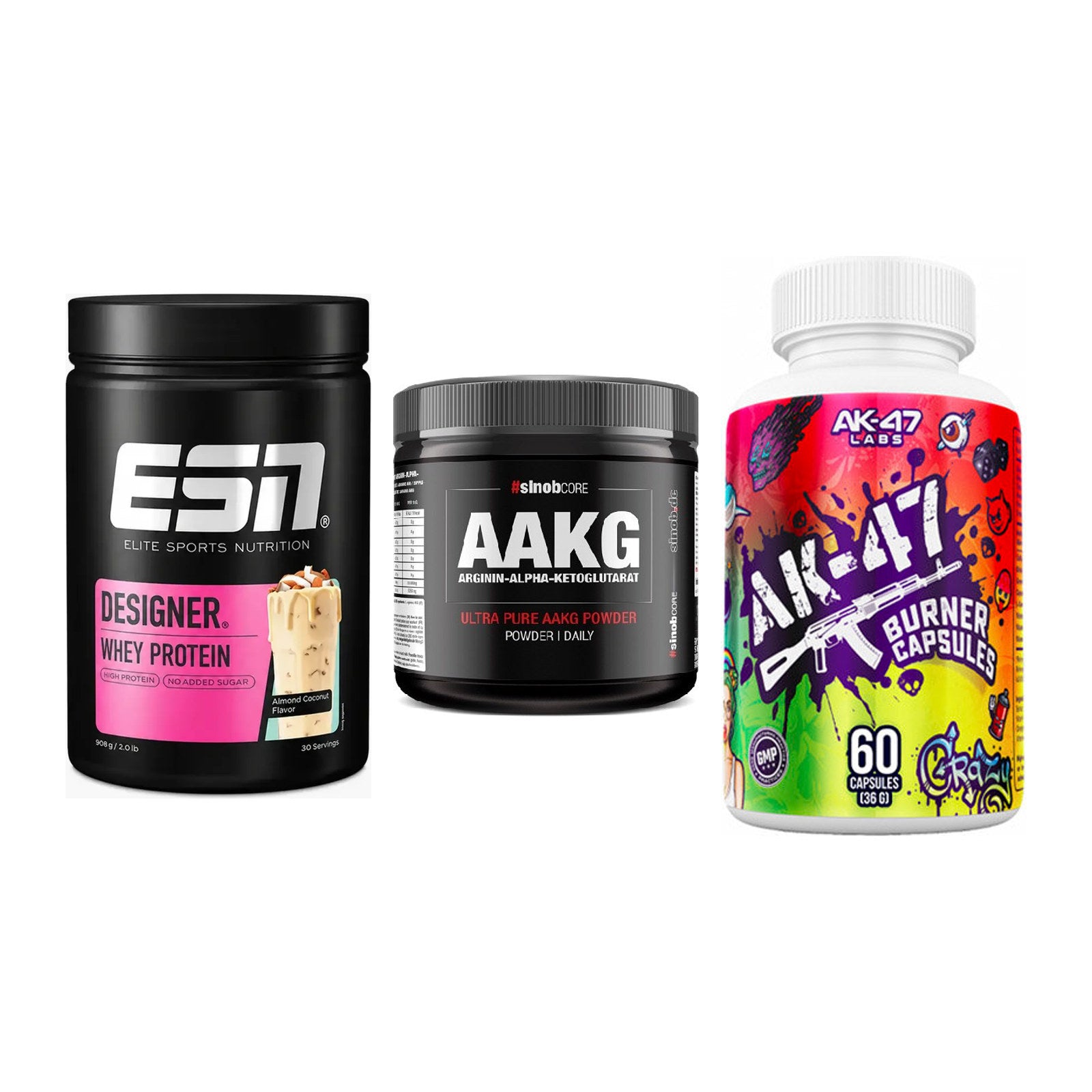 Definitionsphase-Set: ESN Designer + Sinob Core + AK47 Labs – alle enthaltenen Artikel