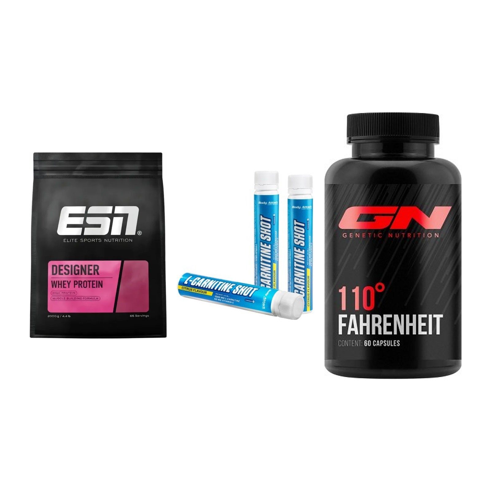 Definitionsphase-Set: ESN Designer + Body Attack + GN 110 Fahrenh – alle enthaltenen Artikel