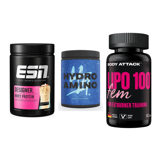 Definitionsphase-Set: ESN Designer + Nanosupps + Body Attack – alle enthaltenen Artikel