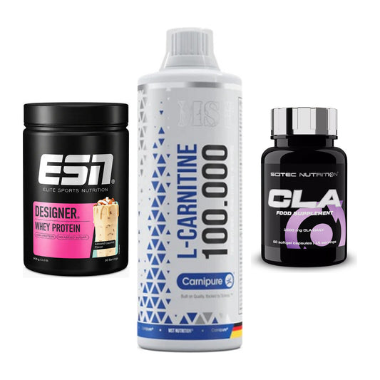Definitionsphase-Set: ESN Designer + MST L-Carnitin + Scitec CLA – alle enthaltenen Artikel