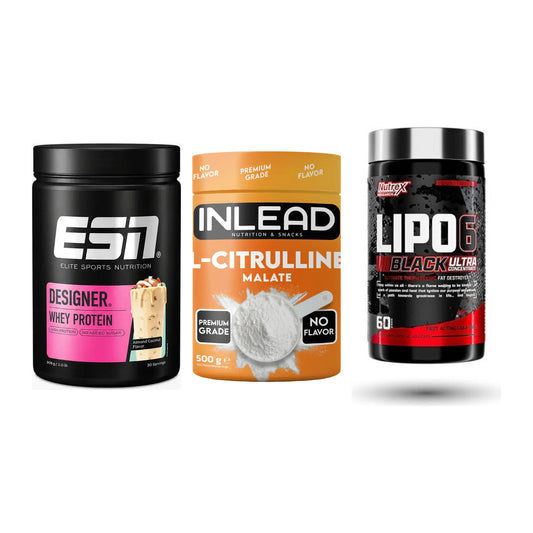 Definitionsphase-Set: ESN Designer + INLEAD L-Citru + Nutrex Lipo 6 – alle enthaltenen Artikel