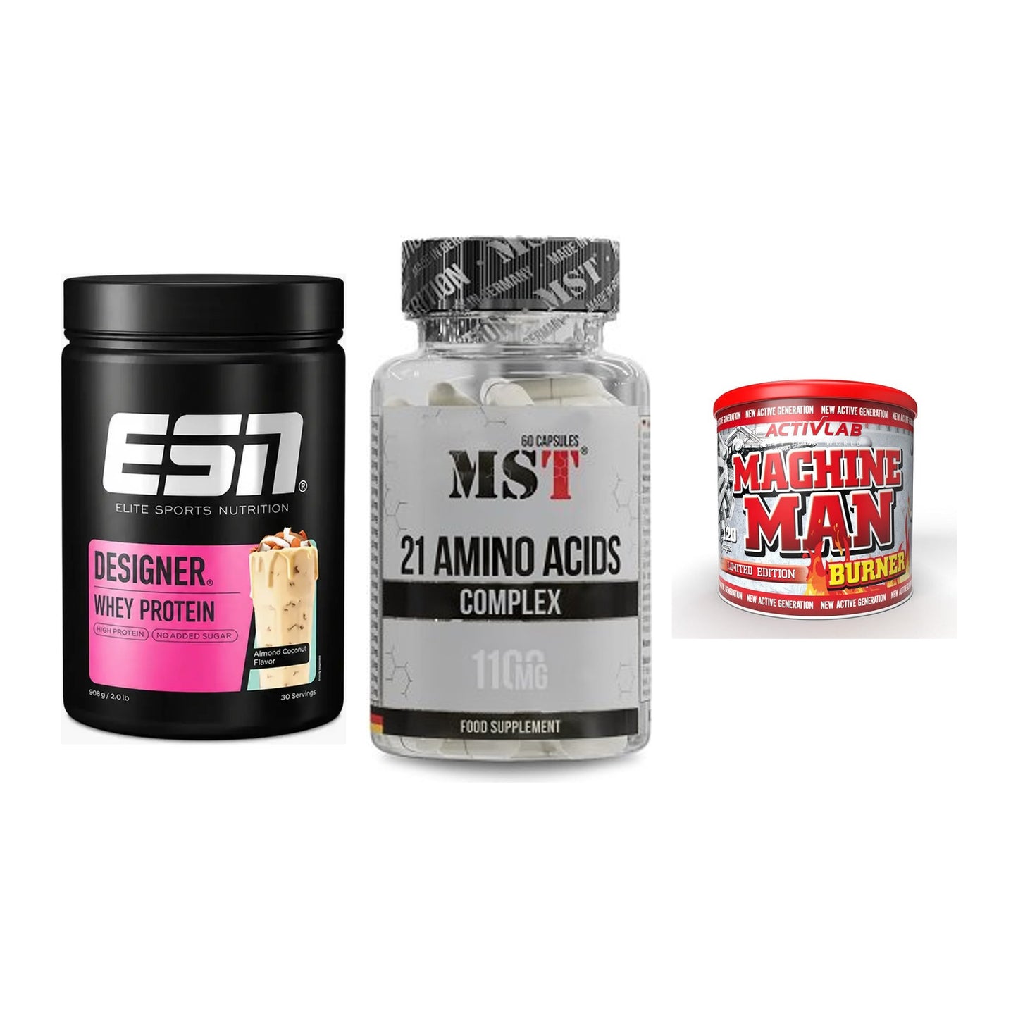 Definitionsphase-Set: ESN Designer + MST 21 Amino + Activlab – alle enthaltenen Artikel